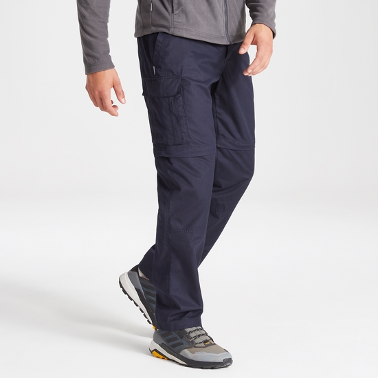 Men's Expert Kiwi Tailored Convertible Trousers | Dark Navy