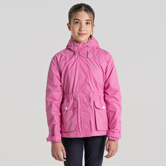 Kid's Brittany Waterproof Jacket | Carnation Pink