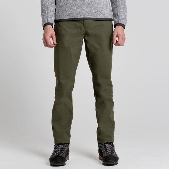 Men's Kiwi Pro 5 Pocket Trousers | Parka Green