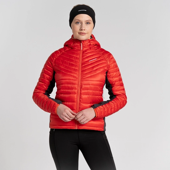 Women's ExpoLite Insulated Hooded Jacket | Ember Orange