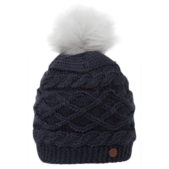 Kid's Calma Bobble Hat | Blue Navy