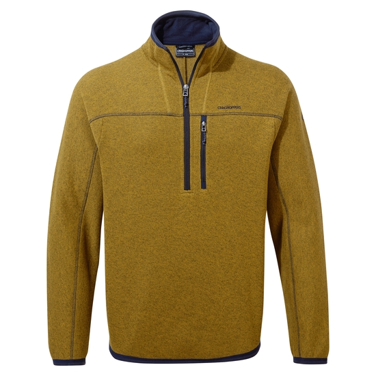 Men's Torney Half Zip Fleece | Gingko Yellow