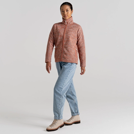 Women's Mabel Full Zip Fleece | Warm Russet