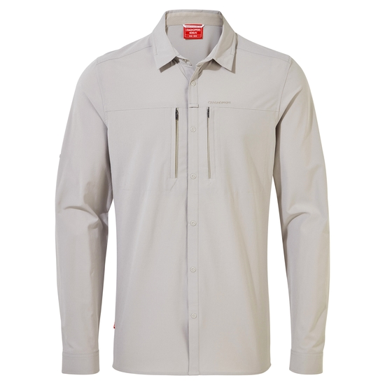Men's Nosilife Pro IV Long Sleeved Shirt | Parchment
