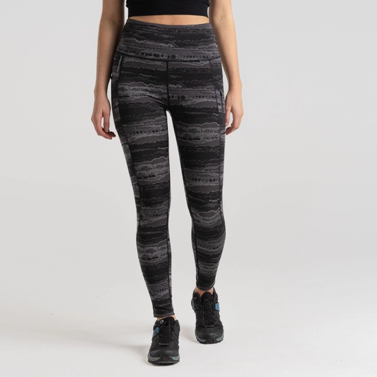 Women's Kiwi Pro Leggings | Charcoal Print