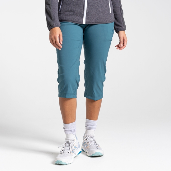 Women's Kiwi Pro II Crop Trousers | Sacramento Green