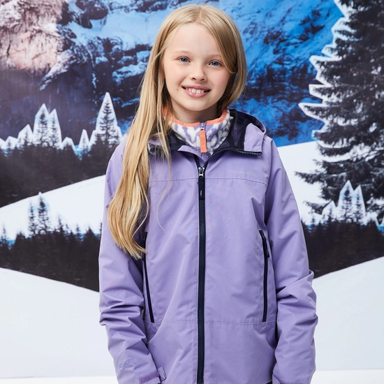 Kid's Minato Waterproof Jacket | Purple Haze