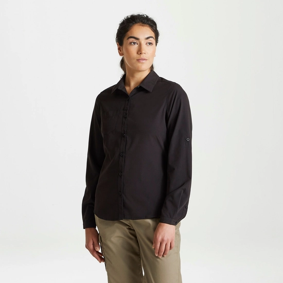 Women's Expert Kiwi Long Sleeved Shirt | Black