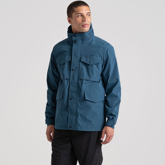 Men's Winslow Waterproof Jacket | Dark Aegean Blue