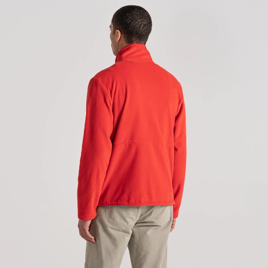 Men's Polartec Argo Full Zip Fleece | Chili Red