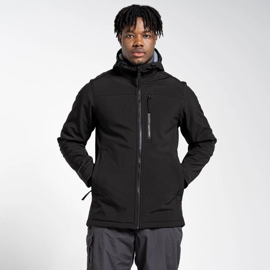 Men's Oswin Insulated Hooded Jacket | Black