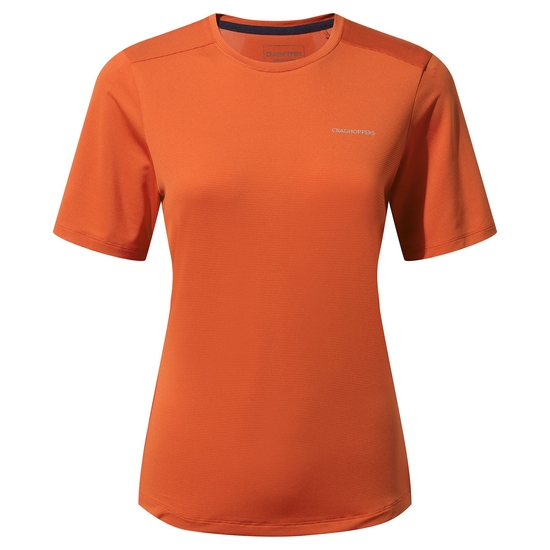 Women's Aliso Short Sleeved T-Shirt | Blood Orange