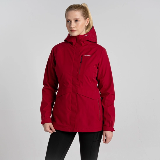 Women's Waterproof Caldbeck Jacket | Cardinal Red
