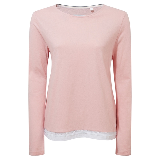 Women's Nosibotanical Magnolia Long Sleeved Top | Pink Clay