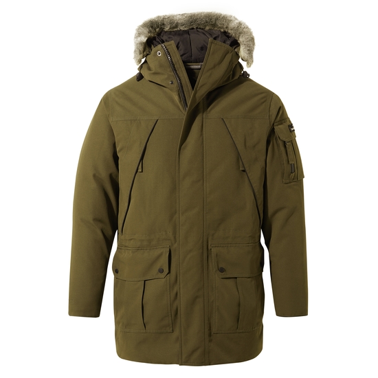 Men's Waterproof Bishorn Parka | Woodland Green