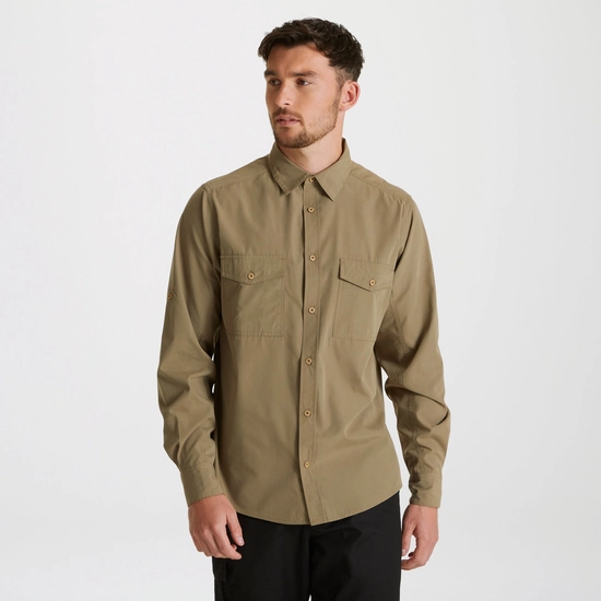 Men's Expert Kiwi Long Sleeved Shirt | pebble
