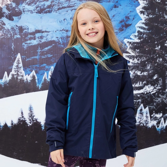 Kid's Minato Waterproof Jacket | Blue Navy