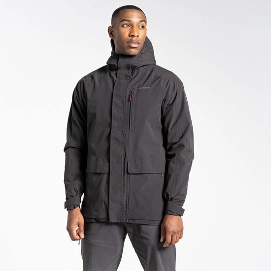 Men's Waterproof Lorton Jacket | Black Pepper