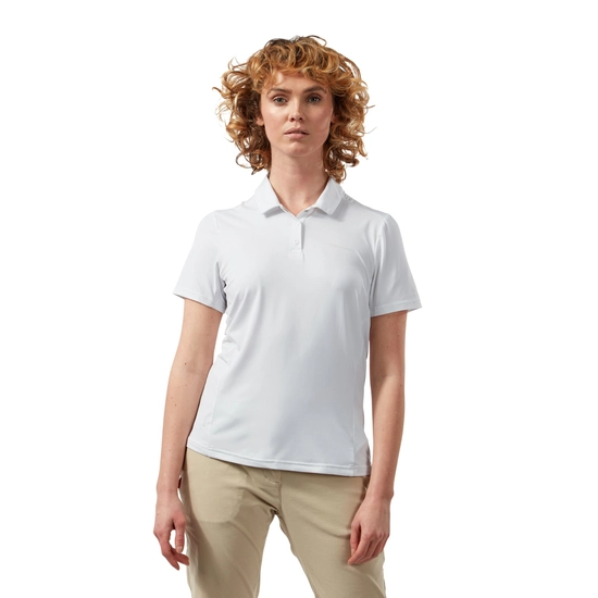Women's Nosilife Pro Short Sleeved Polo | Optic White