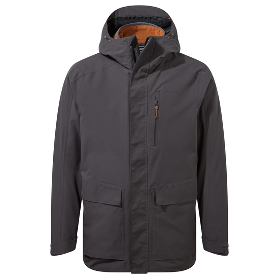 Men's Lorton 3 In 1 Jacket | Coast Grey / Potters Clay