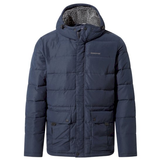 Men's Insulated Trillick Downhike Hooded Jacket | Blue Navy / Dark Aegean Blue
