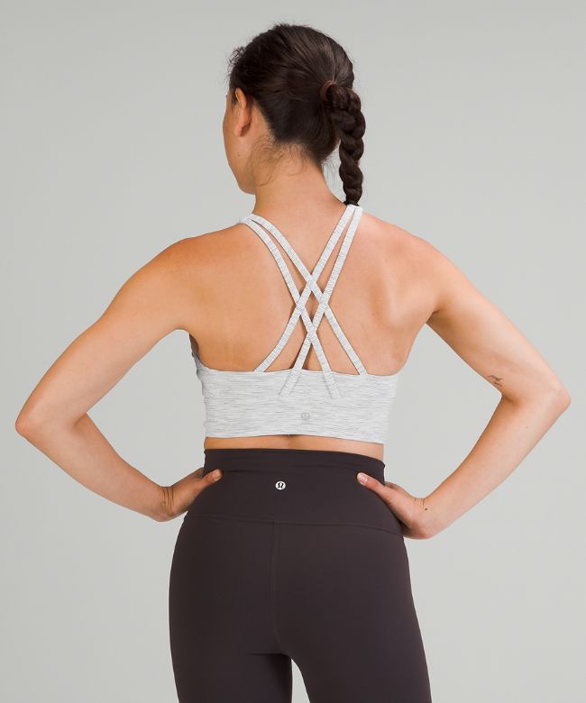 Energy High-Neck Longline Zip-Front Bra Medium Support, B–D Cups Online Only