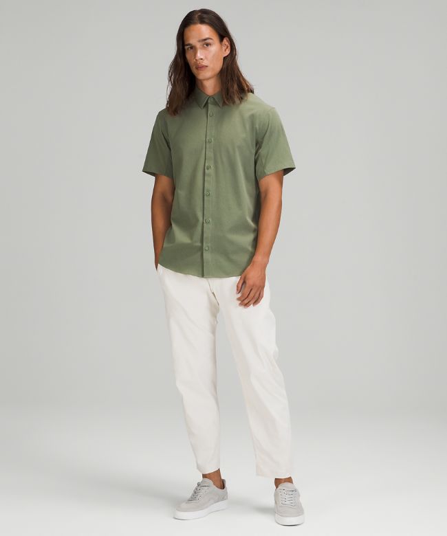 Airing Easy Short Sleeve Button Up Shirt Ventlight Mesh