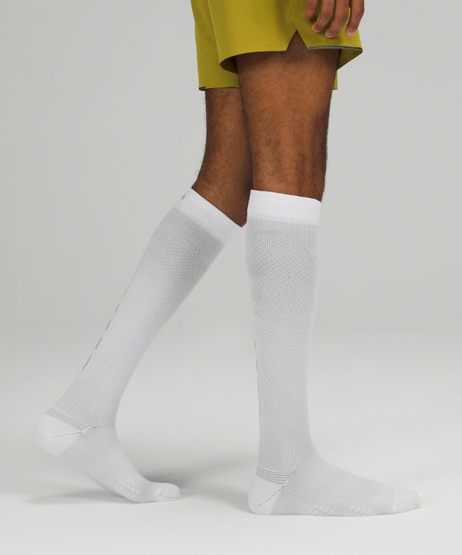 MicroPillow Compression Knee-High Running Sock Light Cushioning