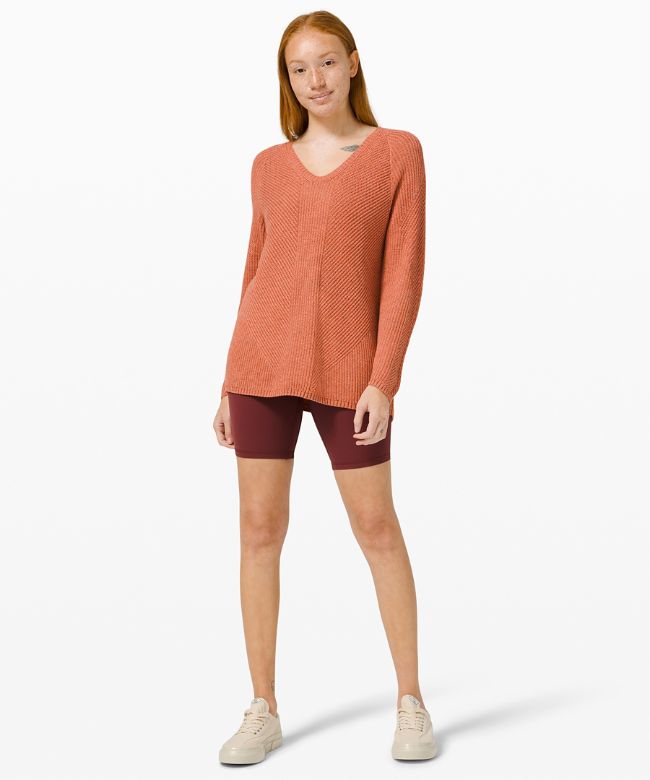 Knit Blend Textured Pulllover
