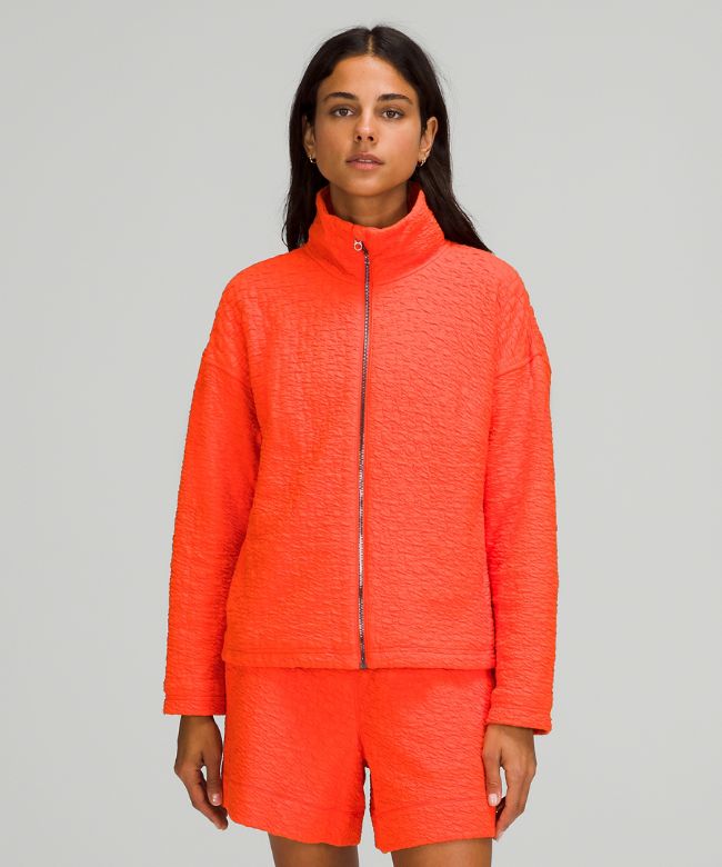 Rippled Full Zip Jacket