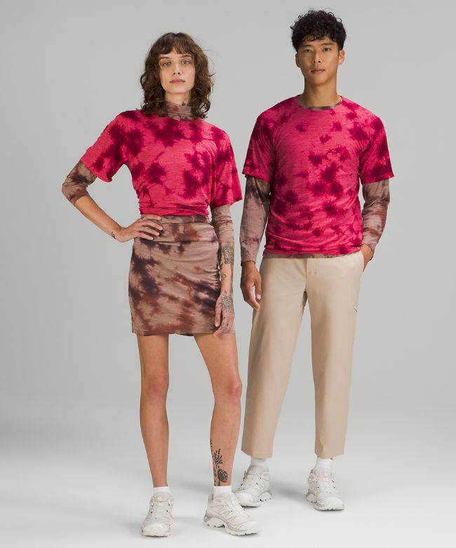 lululemon lab Wool-Blend Tie Dye T-Shirt Online Only
