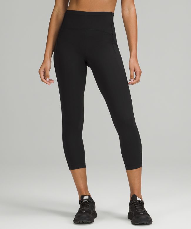 Swift Speed High-Rise Crop 23 Brushed Luxtreme