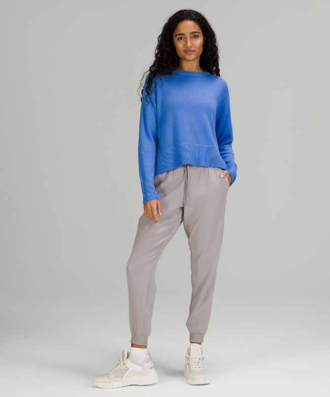 Cashlu Boxy Crewneck Sweater Online Only