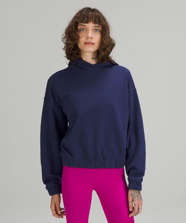 Relaxed Cropped Hoodie
