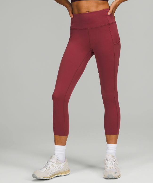 Fast and Free High-Rise Crop 23 Brushed Nulux