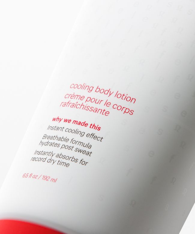 Speed Up Cool Down Body Lotion