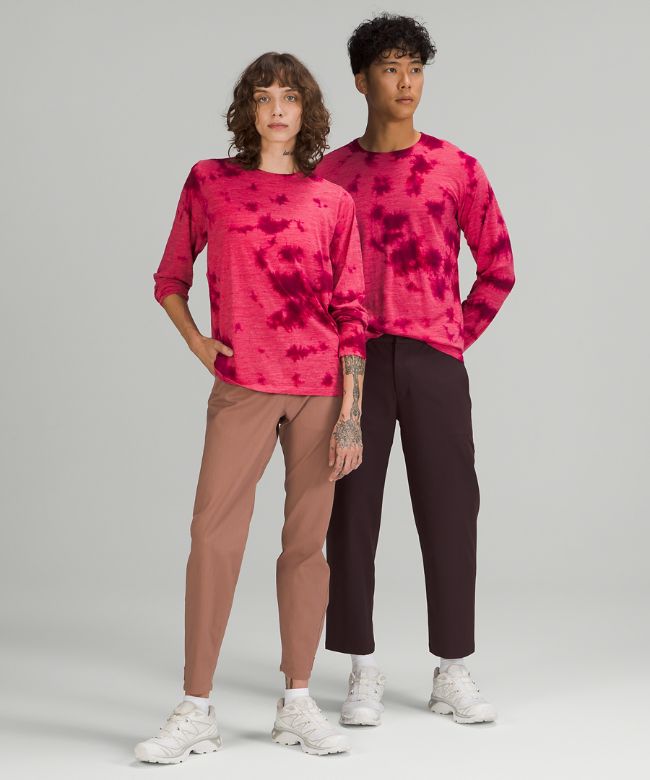lululemon lab Wool-Blend Tie Dye Long Sleeve Shirt