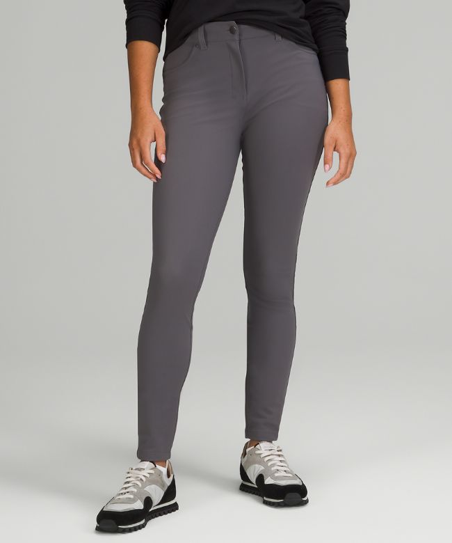 City Sleek Slim-Fit 5 Pocket High-Rise Pant