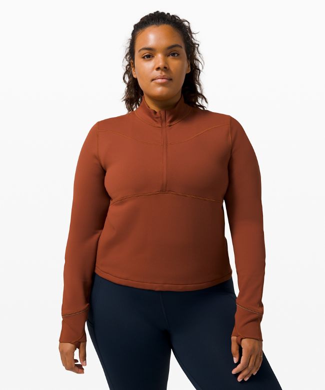 Rulu Running Cropped 1/2 Zip
