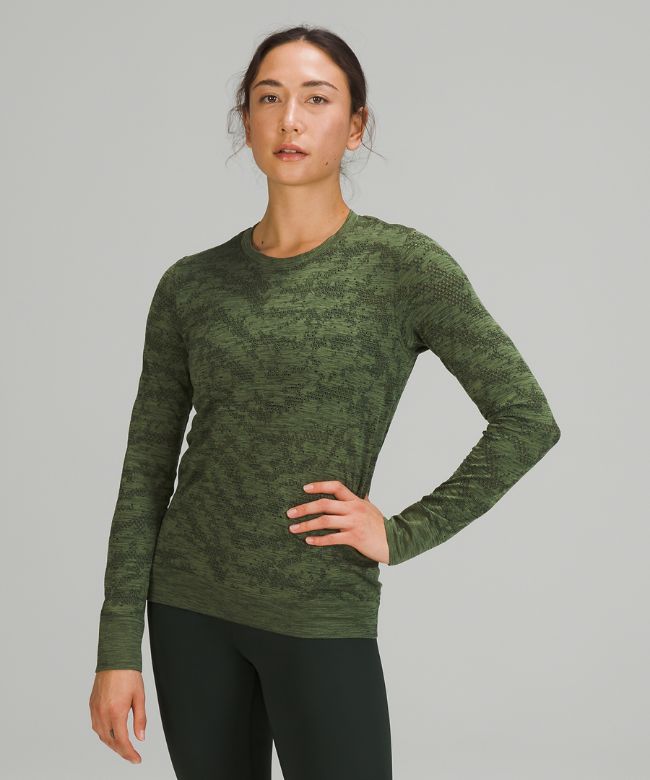 Swiftly Breathe Relaxed-Fit Long Sleeve Shirt