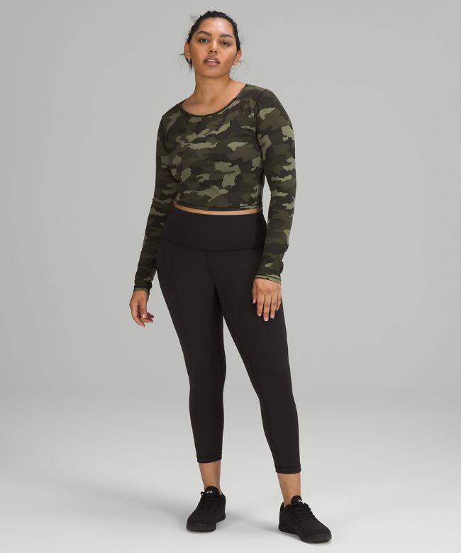 Wunder Train Cropped Long Sleeve Shirt