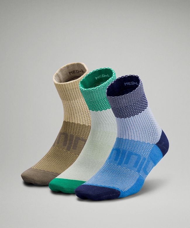 Daily Stride Mid-Crew Sock 3 Pack Sparkle