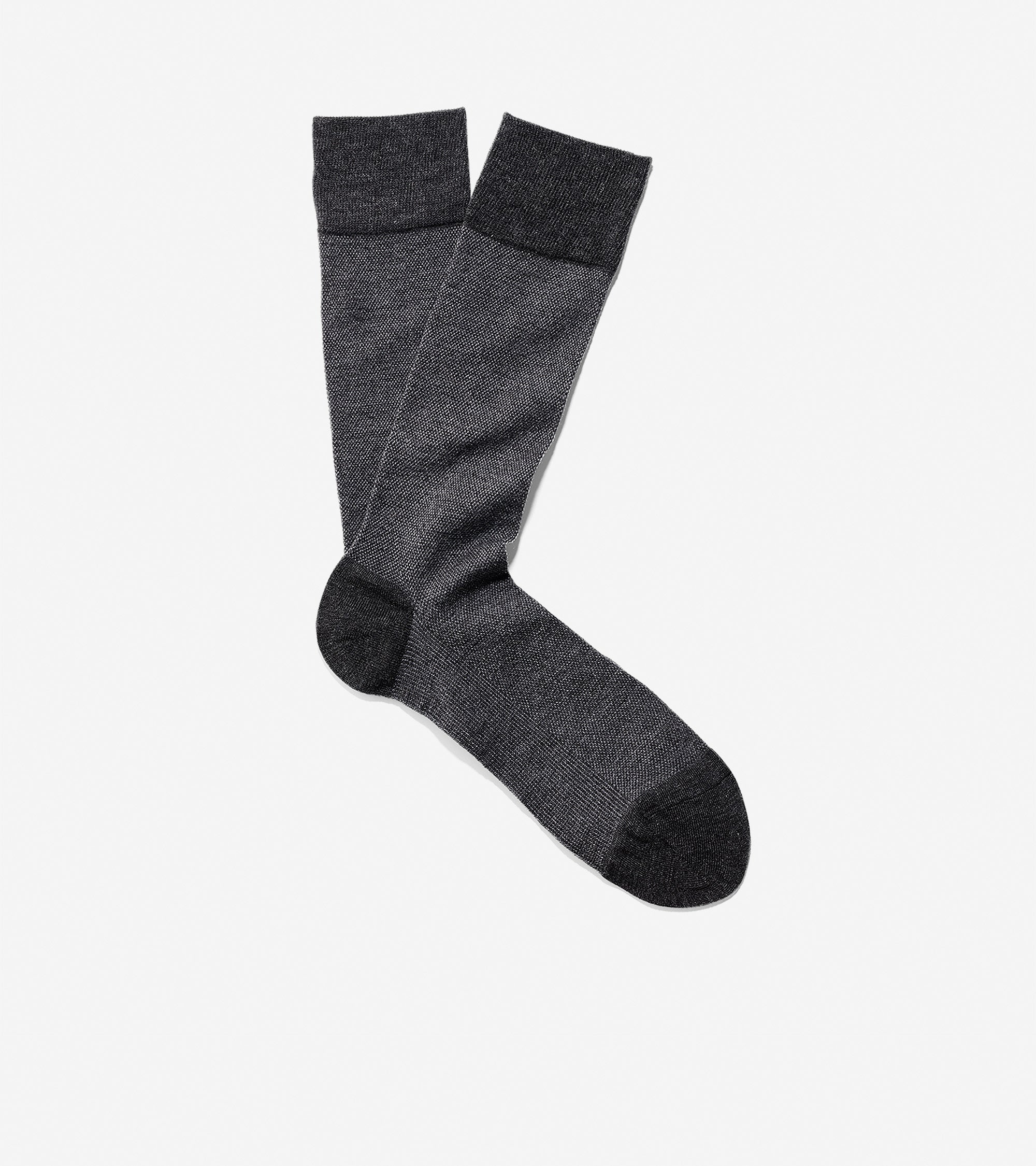 Men's Pique Textured Crew Socks