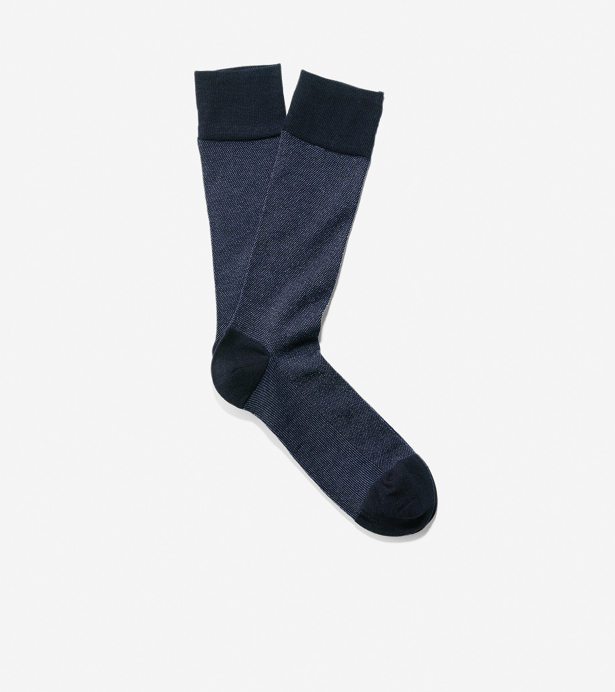Men's Pique Textured Crew Socks
