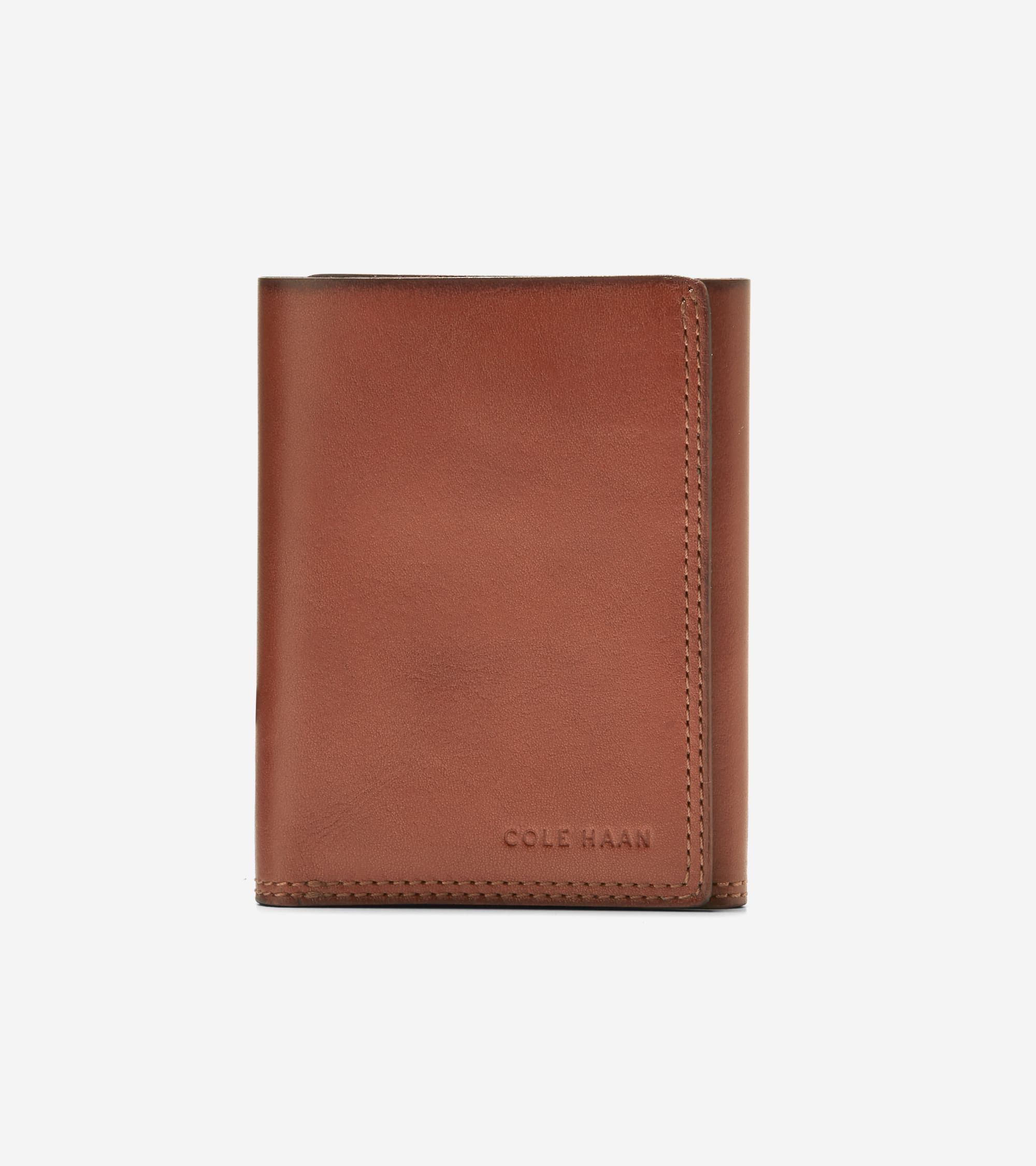 Men's Raw Cut Vachetta Trifold Wallet