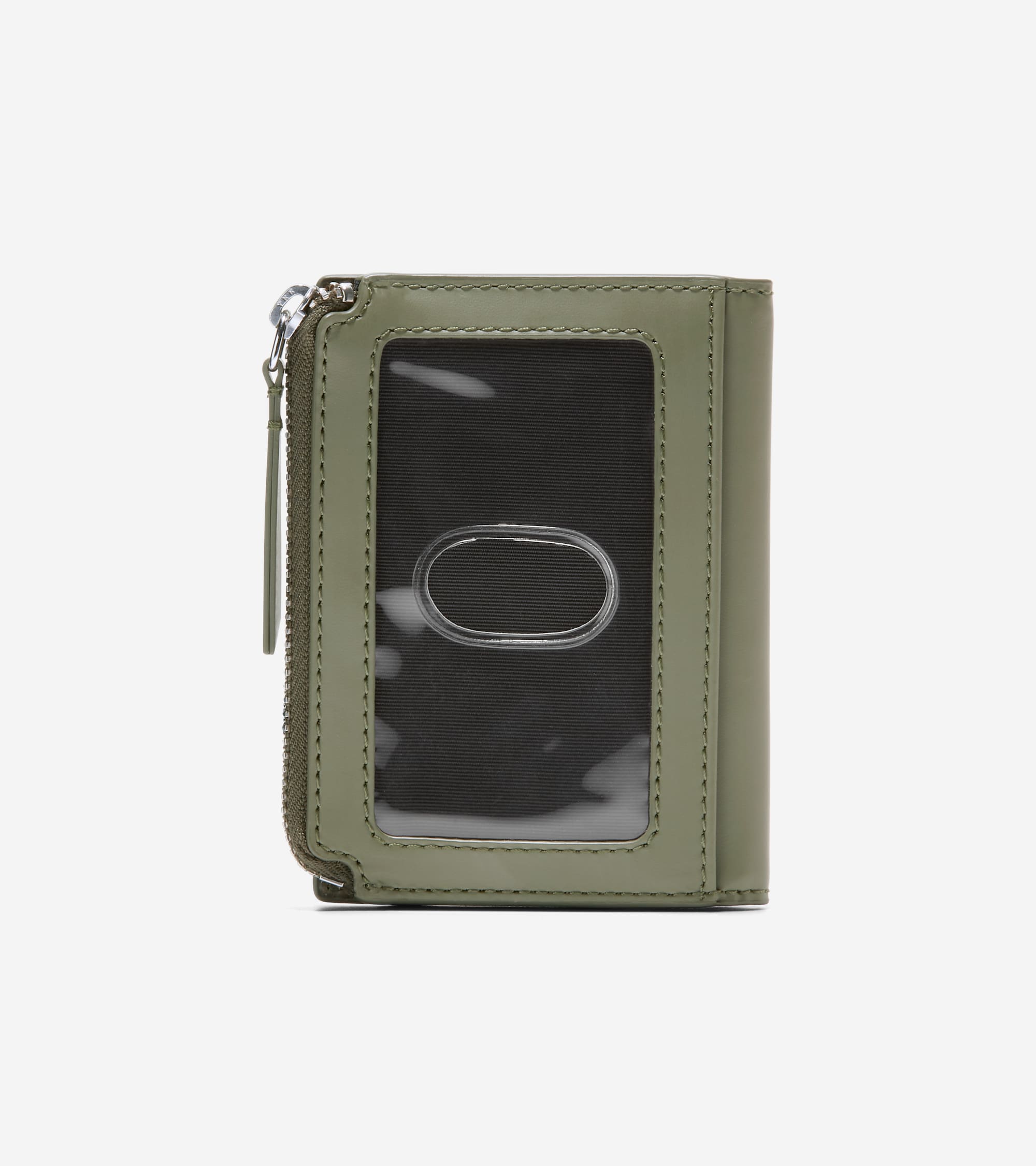 Men's Colorblock Zip Front Pocket Wallet
