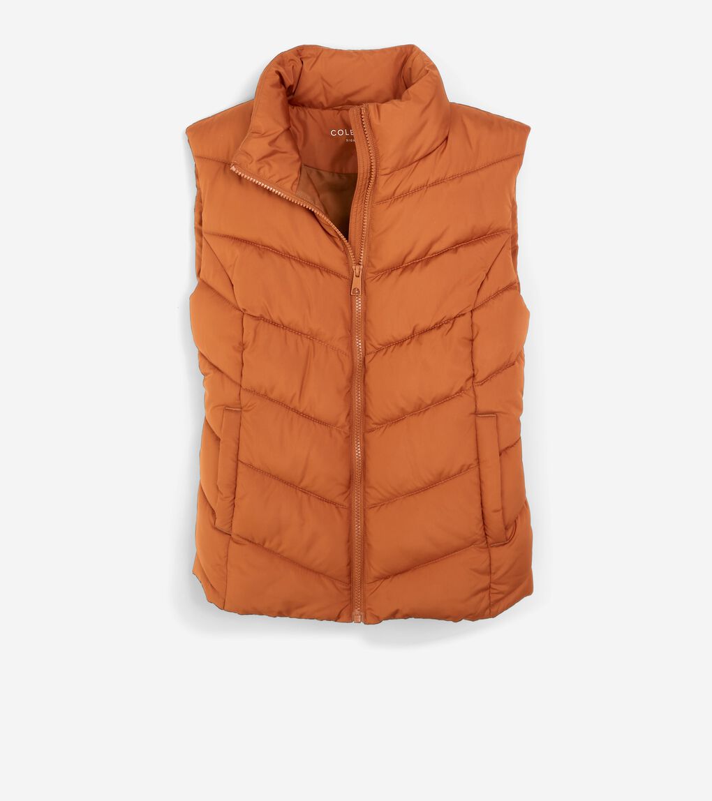 Women's Chevron Quilted Vest