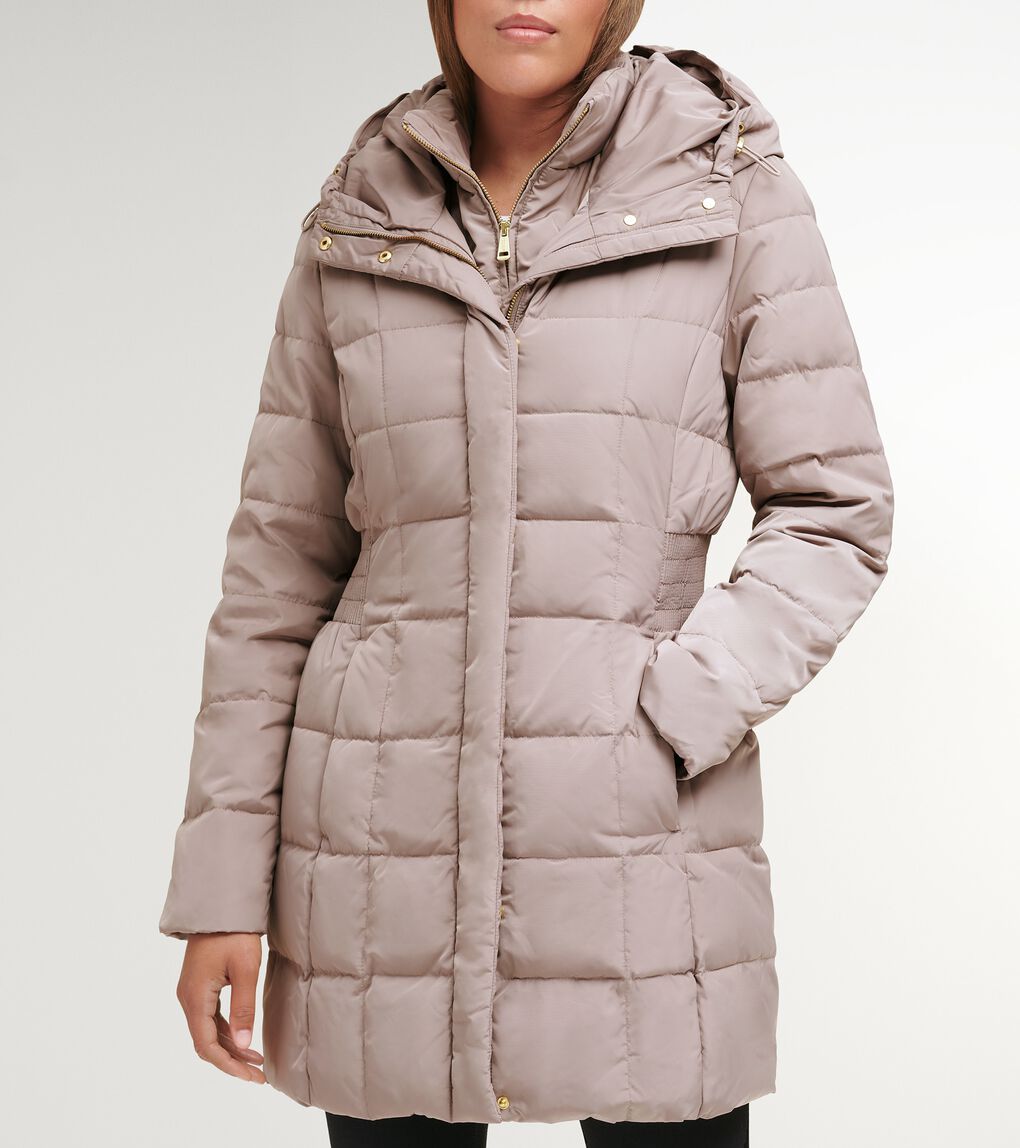 Women's 32" Signature Hooded Taffeta Down Coat