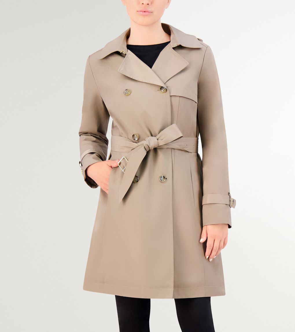 Women's Cotton Rain Trench Coat