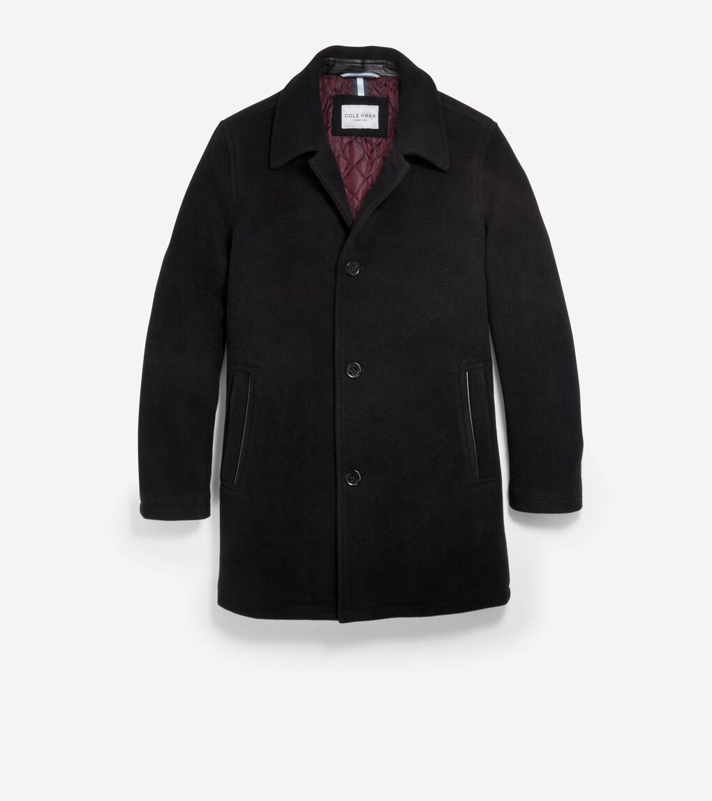 Men's Wool Car Coat